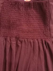 Elegant Burgundy Bow Midi Dress 👗💜