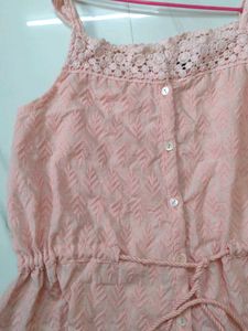 Peach Summer Top