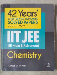 42 YEARS IIT JEE Solved Papers Maths &amp; Chemistry