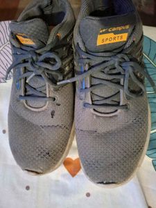 Used Grey Sports Shoes