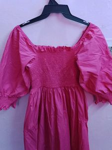 ZARA Women&#39;s Hot Pink Dress