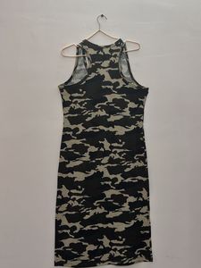 Cargo Print Bodycon Dress