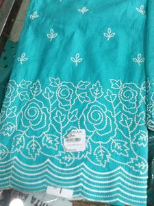 Teal Embroidered Salwar Kameez
