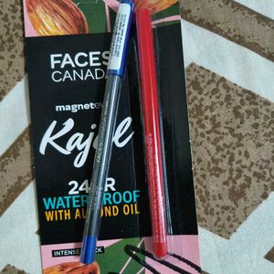 Combo Of Faces Canada Kajal & Eye Pencil