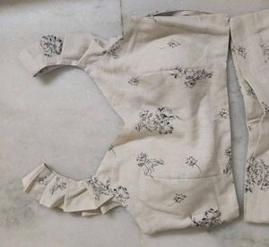 Floral Print Pants and croptop
