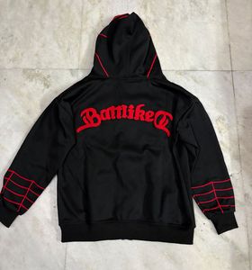 NEWME ZIP UP SPIDERMAN BLACK HOODIE M(38)