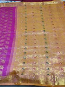 Pink Korvai Kanchipuram Silk With Patli Pallu