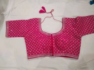 Pink Embroidered Blouse
