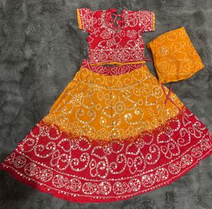 Bandhani Lehenga Choli Set