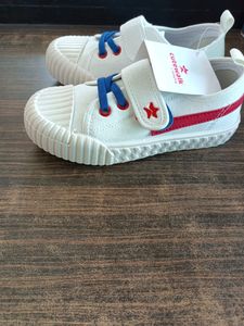 Babyhug White Brand New Shoes For 4-5 Year Toddler