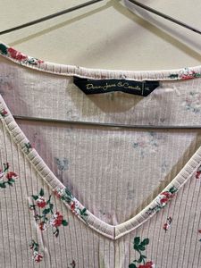 Floral Print Sleeveless Dress