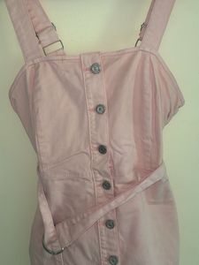 Pink Denim Dress