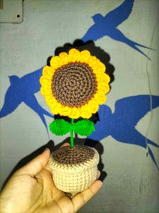 Crochet Sunflower Decoration