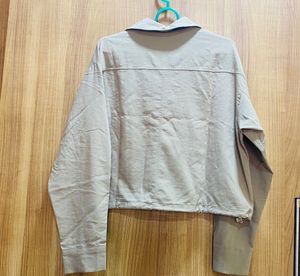 Beige Shade Imported Material Women Shirt