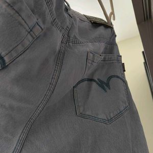 Men Light Wash Denim Jeans