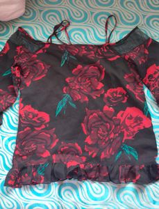 Floral Off-Shoulder Top