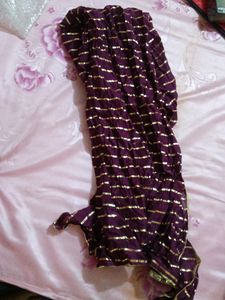 Purple Colour Dupatta