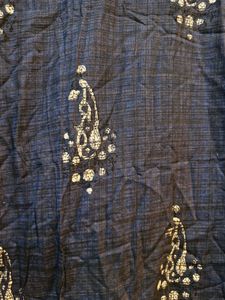 Ahika Blue Cotton Kurti (Women&#39;s)