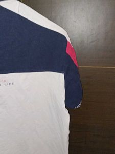 Audi Color Block Polo Shirt - Y2K Style