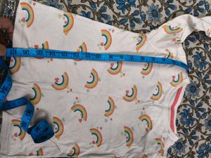 Cute Rainbow Print Top