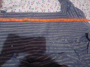 Striped Blue Men's Shirt