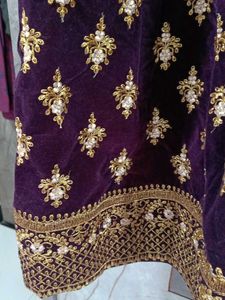 Beautiful Velvet Lengha