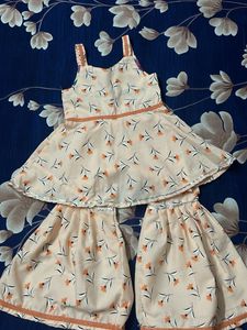 Cute Floral Girls Clothing Set