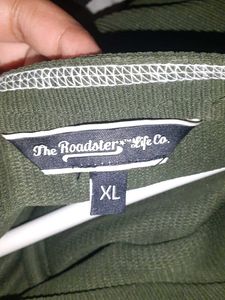 Olive Green Long Sleeve Top