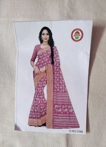 Elegant Floral Saree