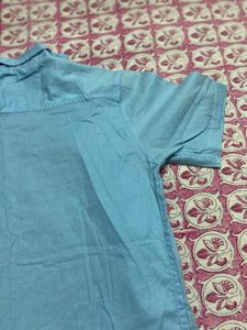 Blue Short Sleeve Shirt
