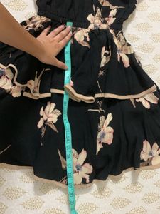 Black Floral Dress For 12-13 Year Old Girls