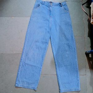 Wide Leg Denim Jeans