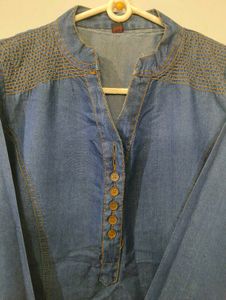 denim kurti