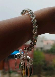 🥳Crystal &amp; Pearl beautiful bracelet