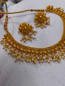 Women Gold Plated Ethnic Jwellery Set