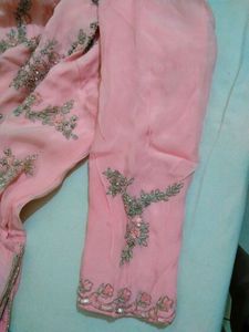 Elegant Pink Embroidered Kurta
