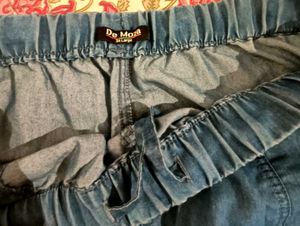 Women Culottes Mid Blue
