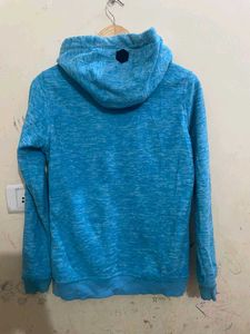 Blue Zip-Up Hoodie