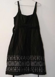 Black Sundress with Print