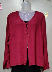 Beautiful Wine Colour Short Shrug..