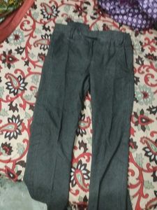 Gray Casual Pants
