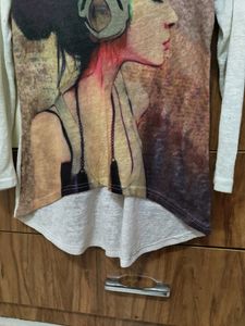 Cream Colour T Shirt