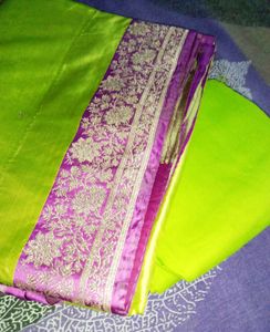 Women&#39;s Satin Silk Saree
