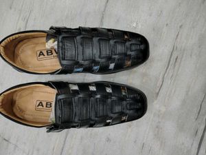 Men's Black Casual Sandal Shoes