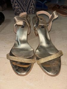 Gold heels
