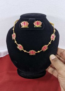 Lotus Necklace Set Fixed Price