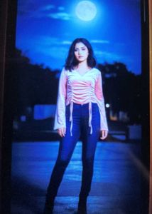 Pink Velvet Long Sleeve Top