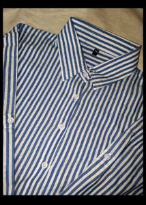 Blue And White Striped Shirt