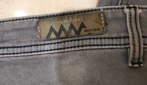 Gray Wash Jeans - Slim Fit