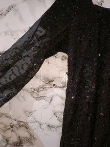 Black Squence Kurta